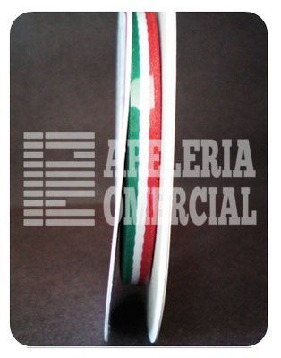 MERCERIA LISTON TRICOLOR #1 C/18 M.